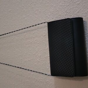 Neiman Marcus Chain Crossbody Black Clutch Purse